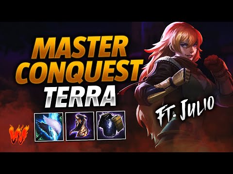 TERRA, ESTE PICK ESTA FUERTE DE COJONES ft. Julio - Warchi - Smite Master Conquest
