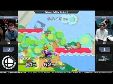 CCC Weekly [2/2/17] - Fluid (Ice Climbers) vs. FannyPack (Fox) - SSBM - Winners Eighths
