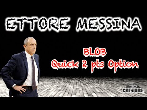 Coach ETTORE MESSINA - BLOB Quick 2 pts Option | Basketball Culture