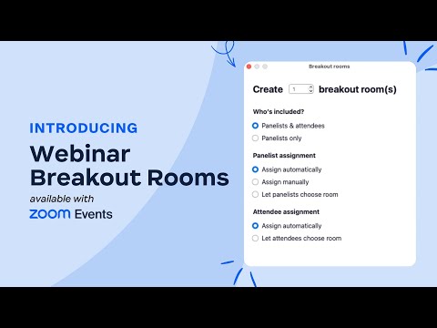 Introducing Webinar Breakout Rooms from Zoom Events