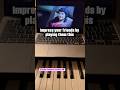 Thodu Vaanam Harrisjayaraj Dhanush Bgm Love Piano Tutorial Keyboard Trending Shorts