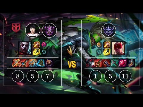 SB Crush Ekko vs Lee Sin Jungle - KR Master Patch 10.11