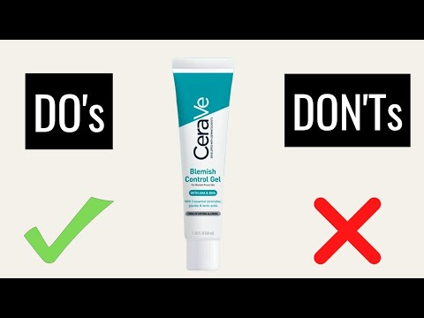 How To Use Cerave Blemish Control Gel for Acne