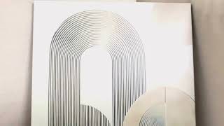Structured Wall Art made from Wood - Arch