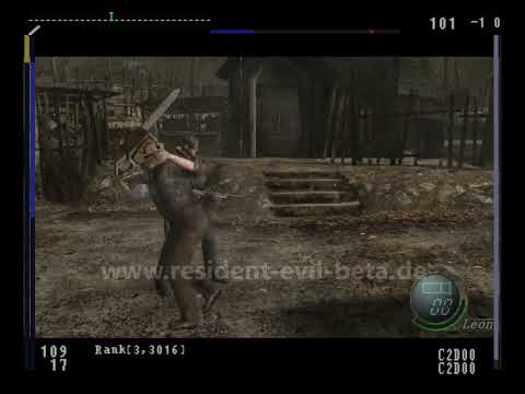 Resident Evil 4 Beta  :  Removed Chainsaw death scene