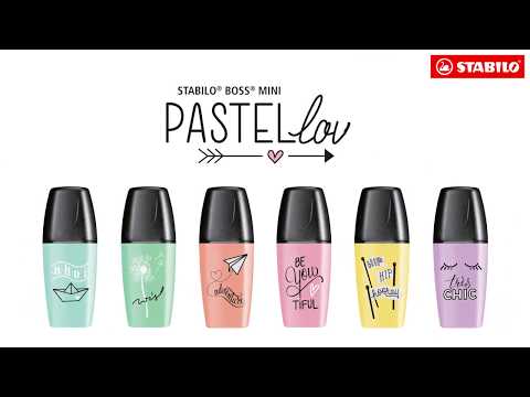 Stabilo Boss Mini žymekliai, pastelinių spalvų, 6 vnt.