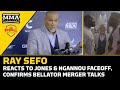 Ray Sefo Reacts To Jon Jones vs. Francis Ngannou Faceoff, Confirms Bellator Merger Talks