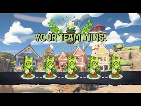 Plants vs. Zombies: Battle for Neighborville™ Town Center Garden Ops Victory As Snapdragon