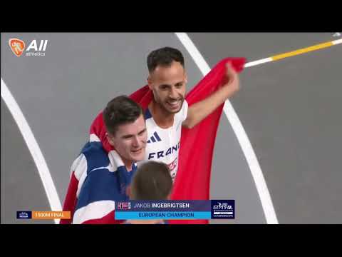 Istanbul Europe Indoor 2023 - Finale 1500m masculin #athlete #habz #ingebrigtsen