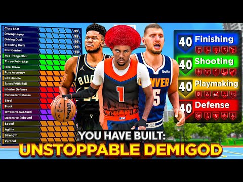 *NEW* FULLY OPTIMIZED DEMIGOD BUILD w/ POSTER MACHINE TAKEOVER In NBA 2K26! BEST BUILD In NBA 2K26!