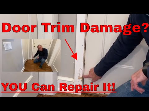 YouTube video about: How to fix cat scratches on door frame?