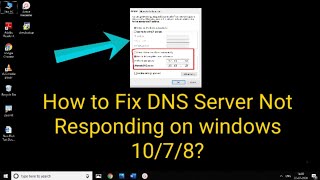 Fix : DNS Server is Not Responding in Windows 10/8/7 | Tamil | RAM Solution