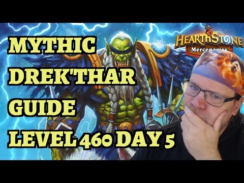 Mythic Drek'Thar Guide feat. Aranna - Hearthstone Mercenaries Boss Rush Level 460 Day 5