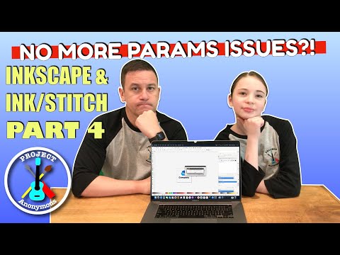 Inkscape & Ink/stitch Tutorial 4: Break Apart Fill Objects + Trace Bitmap on Text & Logo