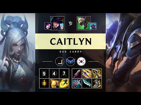 Caitlyn ADC vs Twitch: Unstoppable - KR Diamond Patch 14.24
