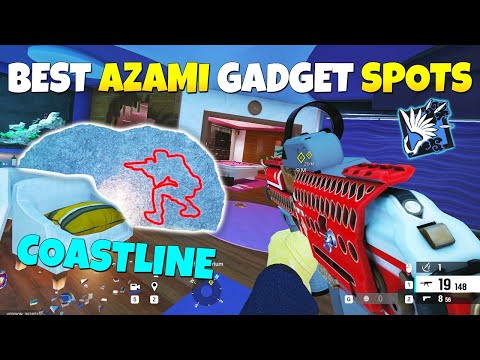Best Azami Gadget Spots on Coastline - Rainbow Six Siege Guide