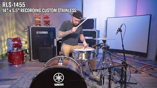 Video thumbnail for Yamaha Stainless Steel 14” x 5.5” Vs. Maple 14” x 6.5” Snare Drum Comparison by Yamaha Music USA