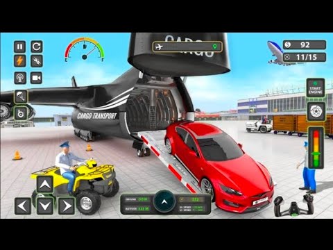 || Airplane Pilot Car Transporter Gameplay || #games#gameplay #cargame