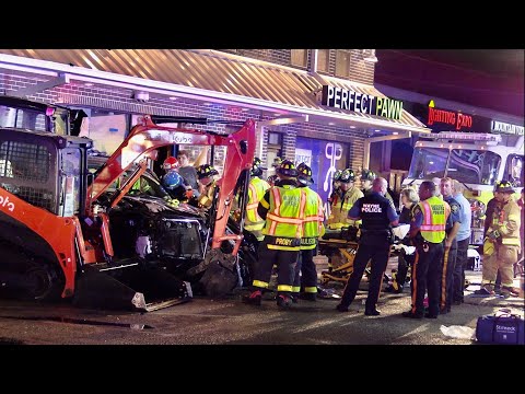 Wayne NJ Fire Department operates at a Car into a building 1275 Route 23 South Aug 19th 2021