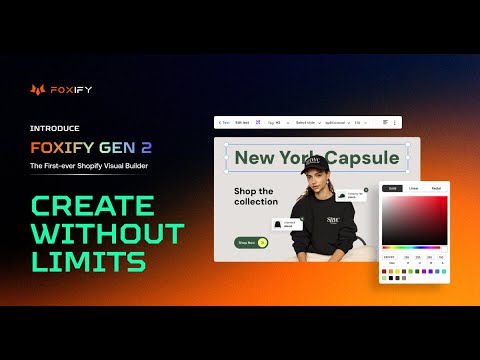 Introducing Shopify Page Builder for Industry CRO - Foxify