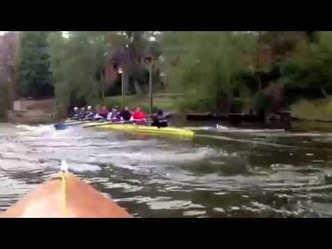 Curlew men's 1st VIII practicing starts at Worcester Training Camp, May 2015