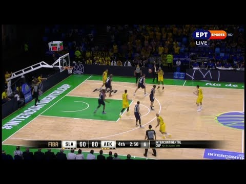 Σαν Λορέντζο-ΑΕΚ 64-86 Στιγμιότυπα HD Ημιτελικός Intercontinental Cup / San Lorenzo-AEK 64-86