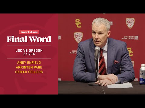 Postgame Press Conference: USC MBB vs Oregon (2/1/24)