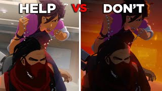 Dispatch - Help vs Don't Help Invisigal at the Jewelry Heist (ALL CHOICES)