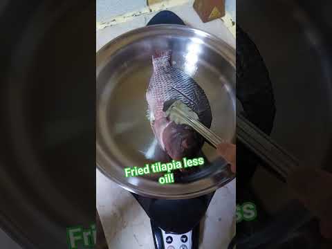 Fried fish tilapia less oil,only in Saladmaster electric skillet!