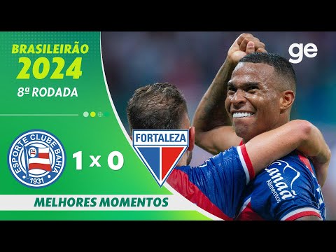 Gols e lances de Bahia x Fortaleza