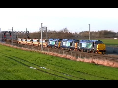 37405/37423/37610 6K05 Carlisle Yard - Crewe Basford Hall @ Winwick Junction 28/02/14