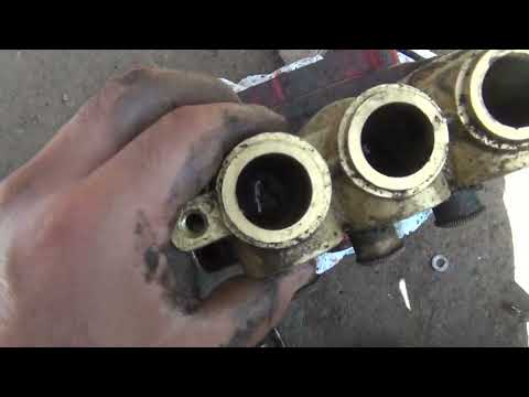 木製テラスの火鉢