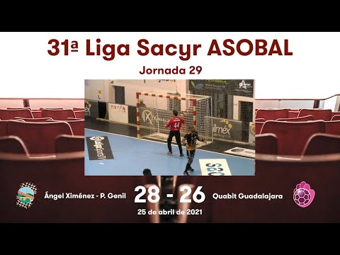 31ª Liga Sacyr ASOBAL J29: Ángel Ximénez - P. Genil - Quabit Guadalajara 28-26