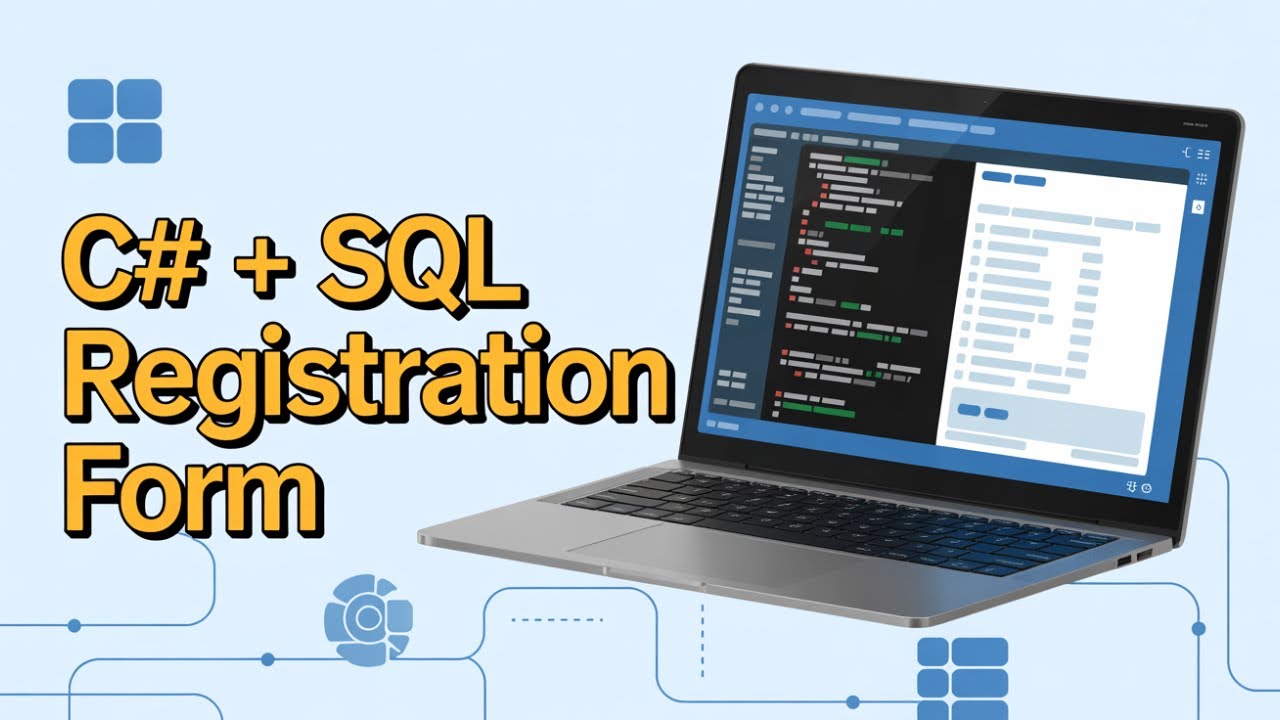 C# User Registration Form with SQL Database | Windows Forms University Project
