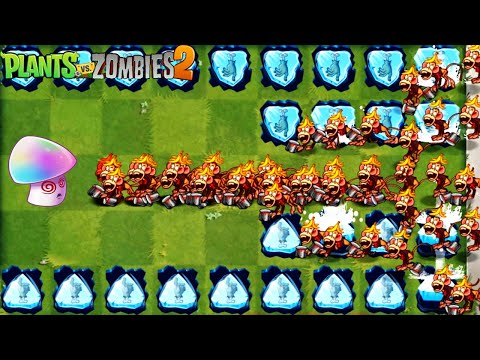 Who can resist the crazy attack of 100 monkeys? Plants Vs Zombies 2