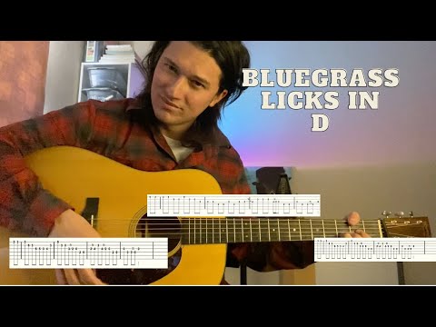 Three Bluegrass Licks in D