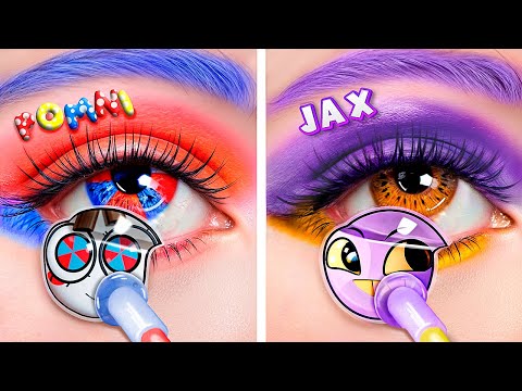 Makeover from Nerd to Pomni! The Amazing Digital Circus in Real Life! How to Become Pomni!