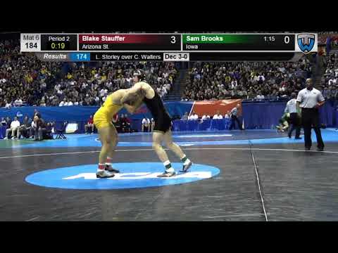 2015 NCAA Championships - 184 lbs - Sam Brooks vs Blake Stauffer