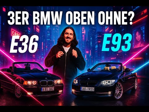 BMW E36 Cabrio vs. E93 Cabrio – welcher ist besser?🔥 Cabrio vergleich