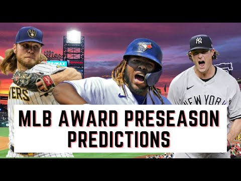 Predicting the 2021 MLB AWARDS | Just Baseball Show