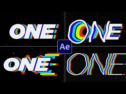 Typography Text Animation Echo Effects in Adobe After Effects CC Tutorial
