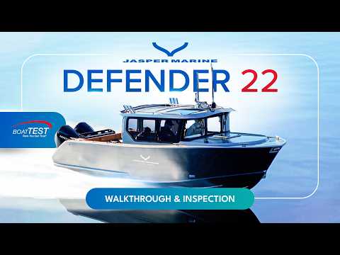 Jasper Marine Defender 22 – Custom Aluminum Fishing Boat With Speed