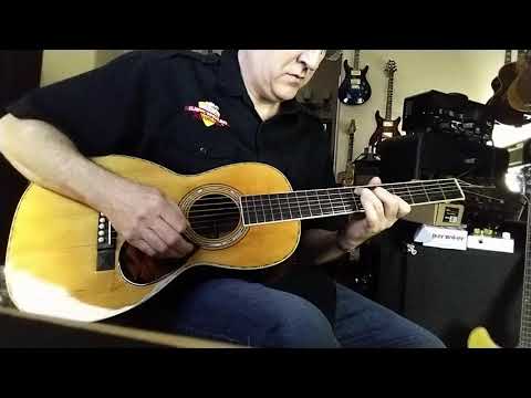 Martin Martin acoustic guitar made in New York City circa 1867-1880. Natural. Style 30. Size 0. image 12