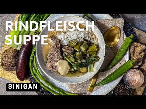 Sinigan, eine philippinische Suppe! Außergewöhnliches Gemüse, das du unbedingt probieren musst 🤤