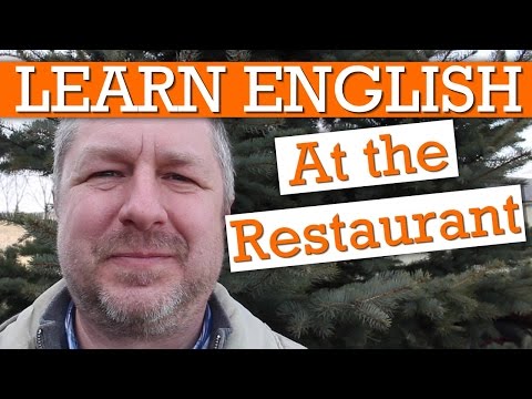 Aprenda sobre o inglês que você ouvirá em um restaurante