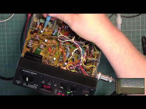 Amstrad CB901 CB27/81 Uk FM CB radio (Japan version) - repair & re-alignment.