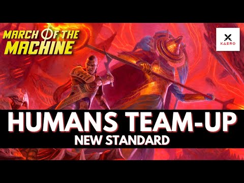 75% WIN RATE | Naya Humans Legends Deck | MTG Arena Ranked Standard March of the Machine Best of One