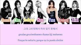 AOA - Tears Falling [Sub. Español + Hangul + Rom] Color & Picture Coded