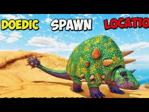 "ARK SURVIVAL🐾 : Master the Ultimate Tame! How to Befriend a DOEDICURUS Like a Pro!"