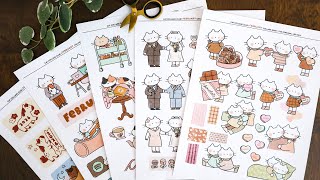 Cat Collage Club February '26 | Journal Printables For Cat Lovers